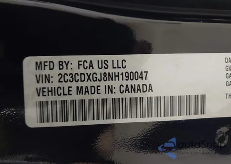 2022 Dodge Charger Scat Pack Widebody from USA, damaged, VIN 2C3CDXGJ8NH190047